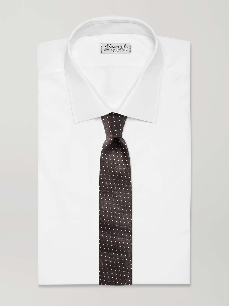 TOM FORD 8cm Polka-Dot Silk Tie outlook