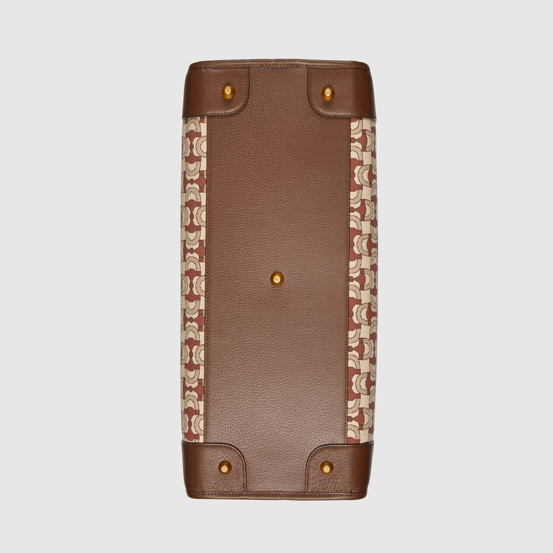 Interlocking G jacquard duffle bag 7