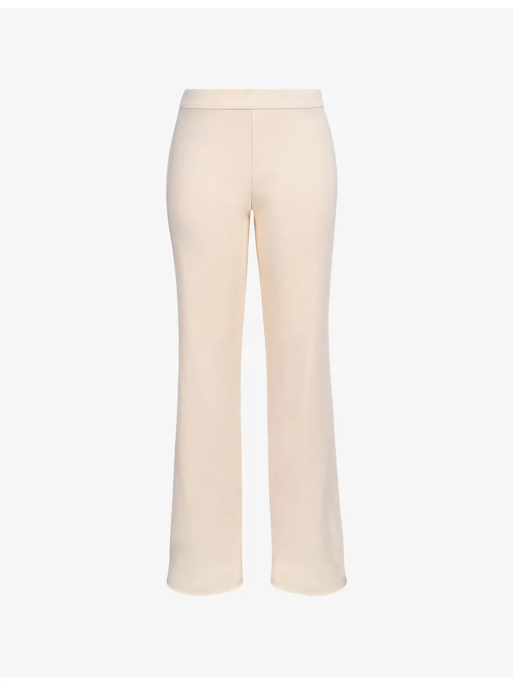 Chiara Straight-Leg High-Rise Stretch-Crepe Trousers - 1