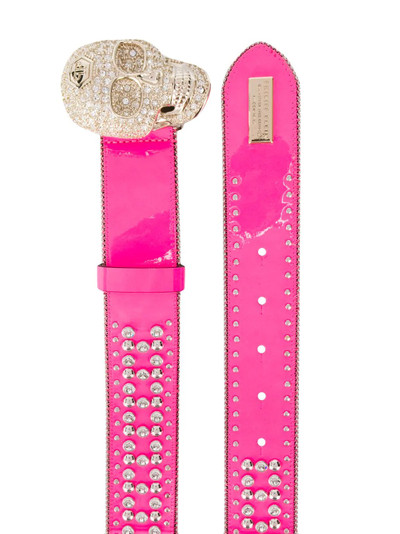 PHILIPP PLEIN crystal skull belt outlook