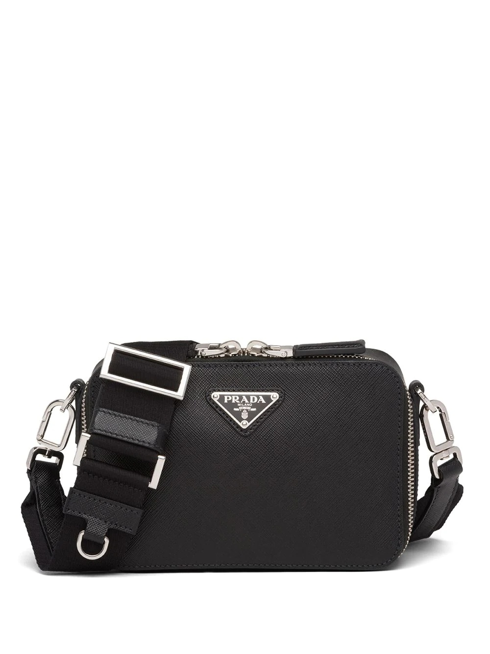 logo plaque messenger bag - 1