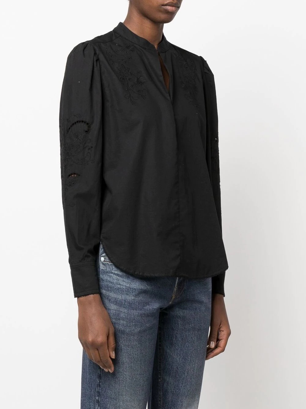 Jade long-sleeve blouse - 3