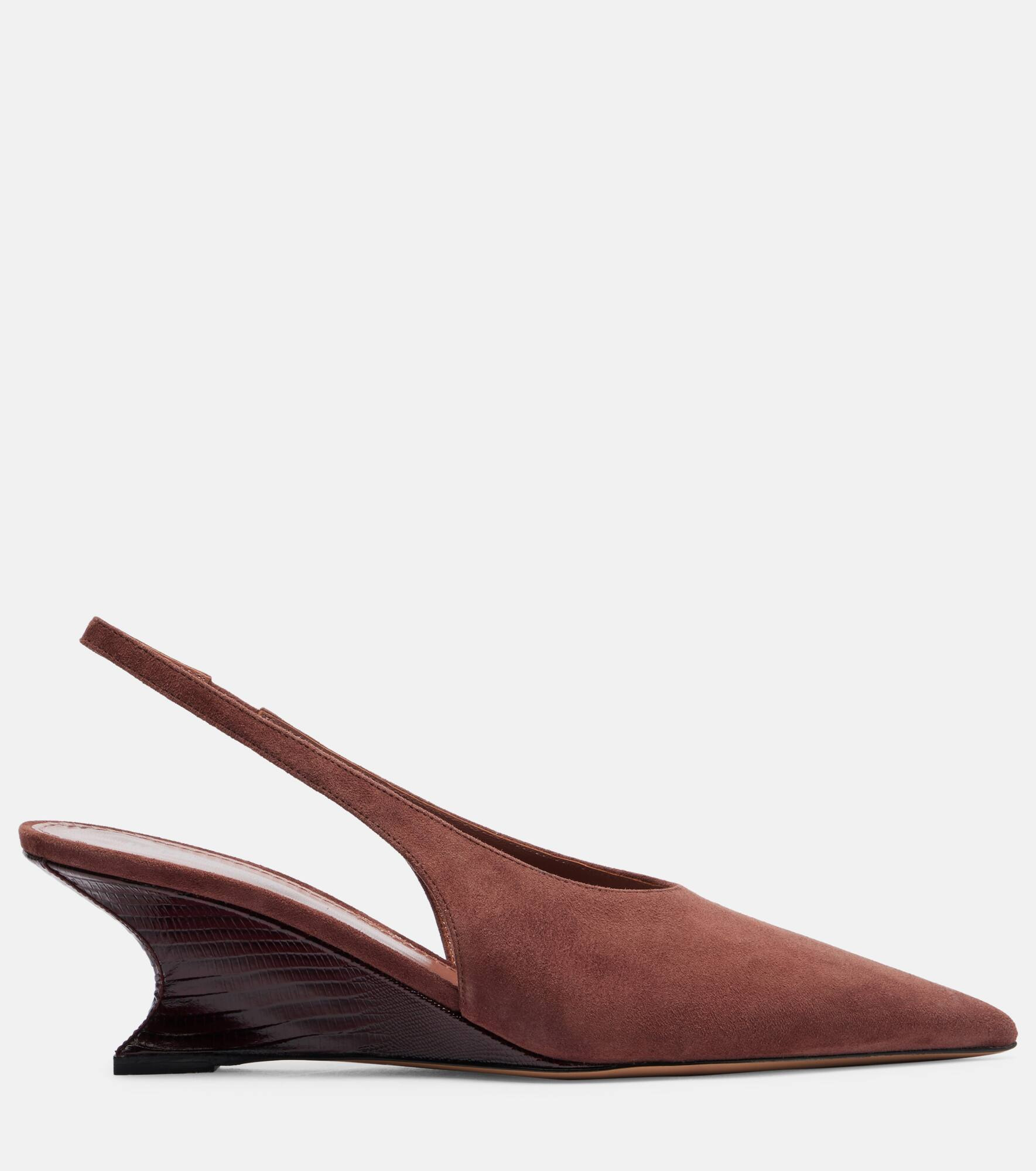 Nina 50 suede wedges - 4
