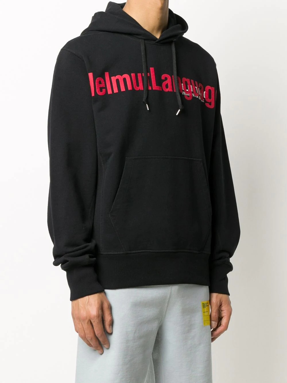 language print hoodie - 3