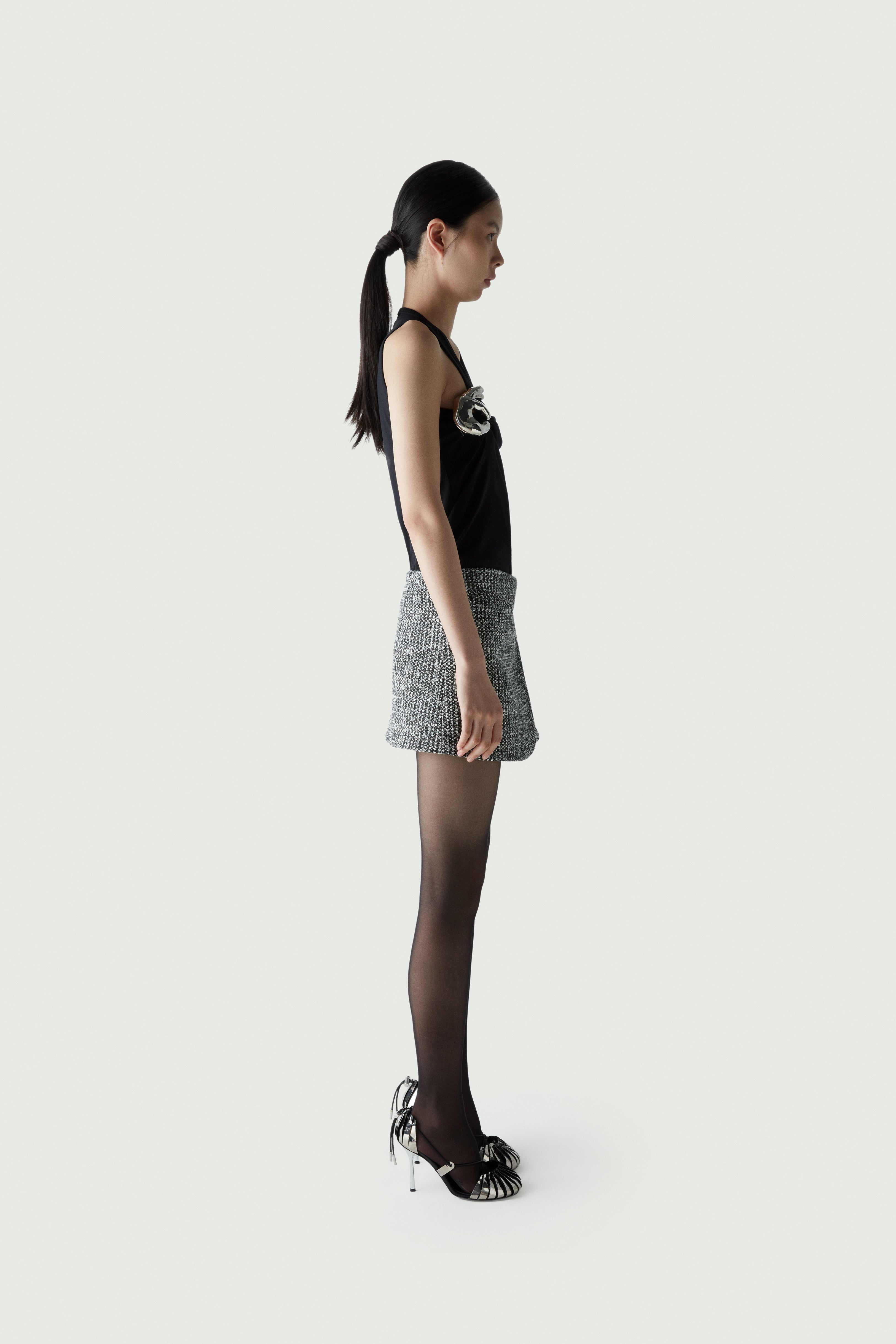 Tailored Mini Skirt - 3