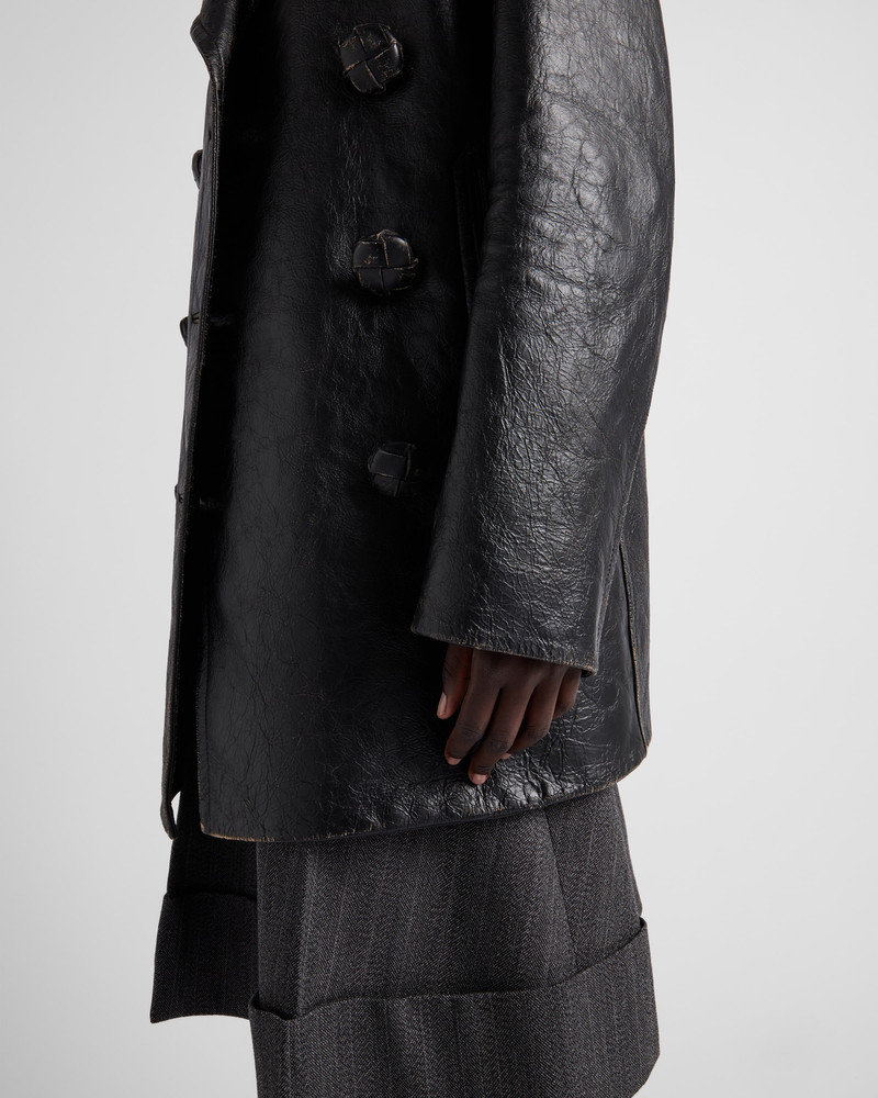 Leather coat 3