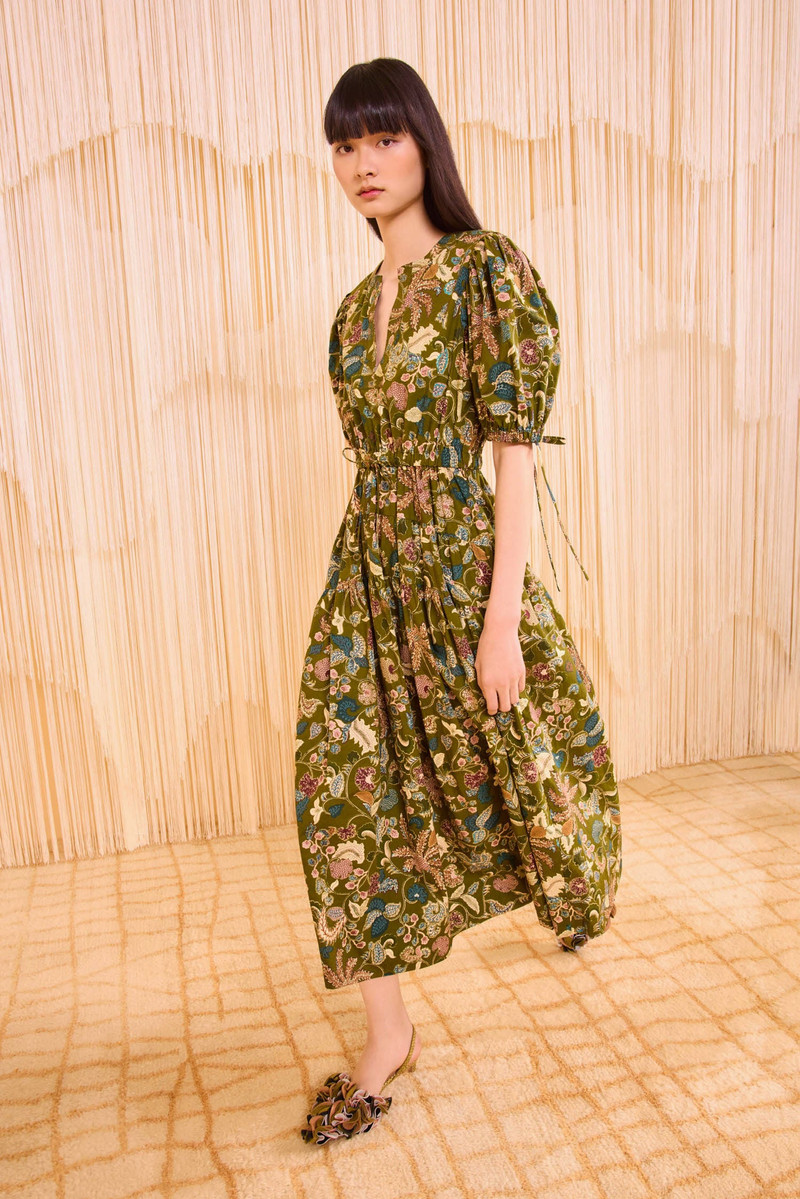 Adriana Short Sleeve Midi Dress 1