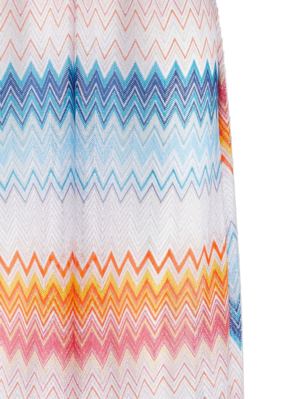 zigzag lamé trousers - 2