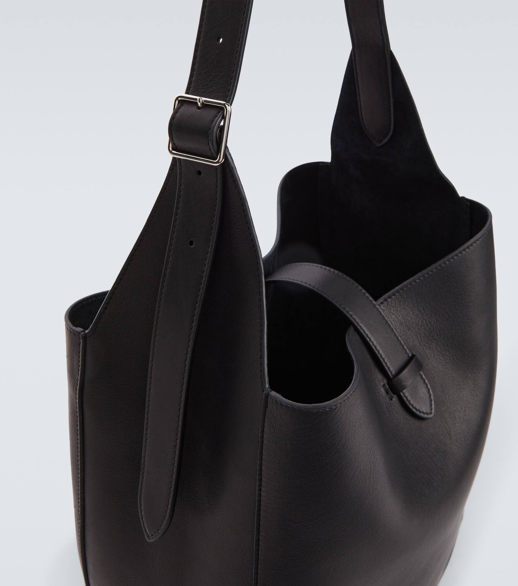 Blake leather tote bag - 6