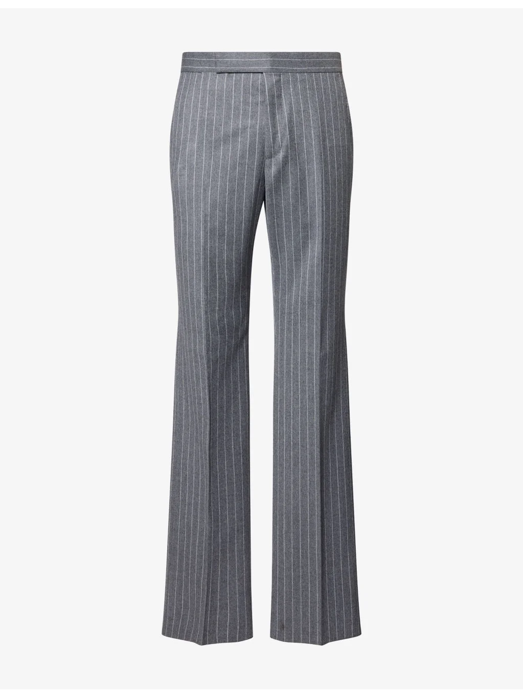 Pinstripe Suit Wool Trousers - 1