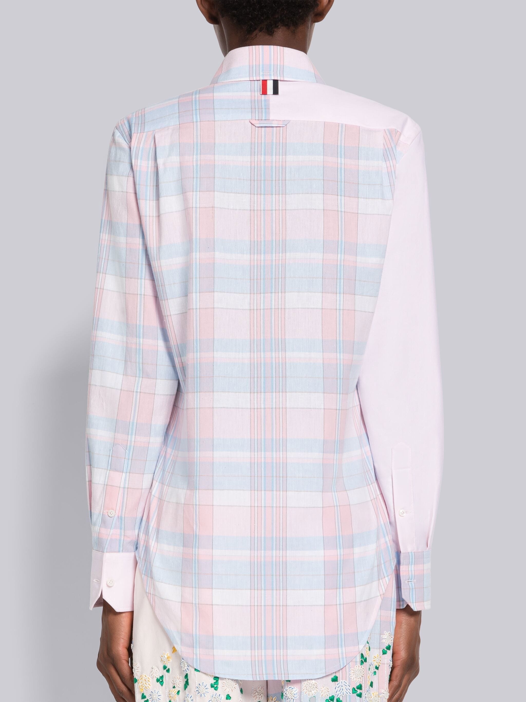 Fun-Mix Madras Oxford Point Collar Shirt - 4