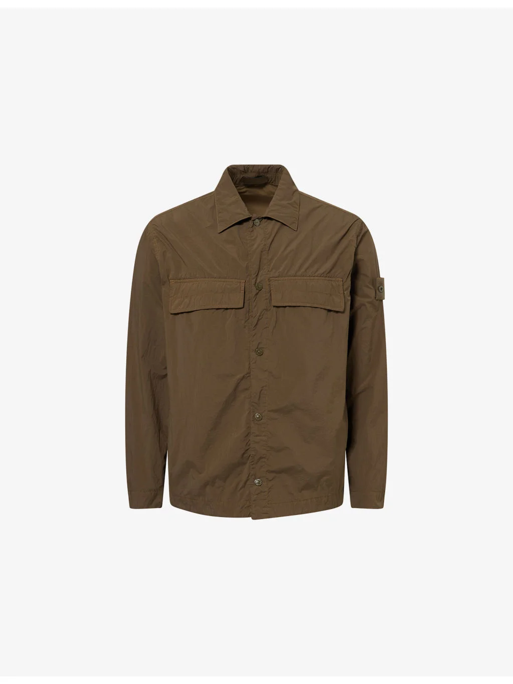 Ghost Smerigliato Brand-Patch Woven Jacket - 1