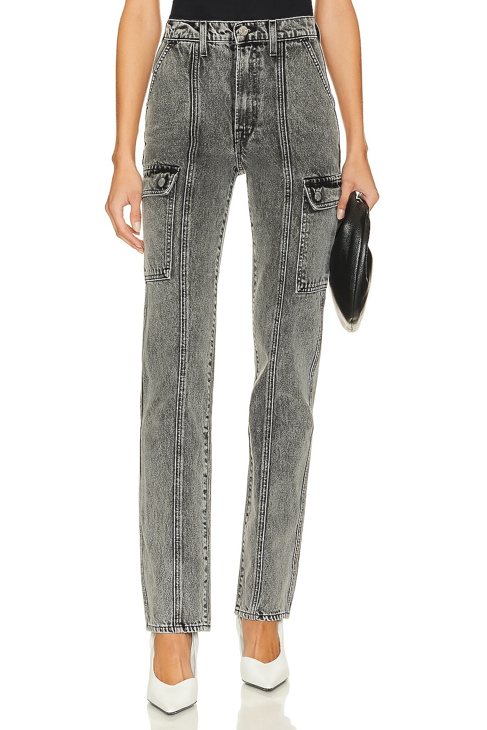 Harper High Rise Slim Cargo - 1