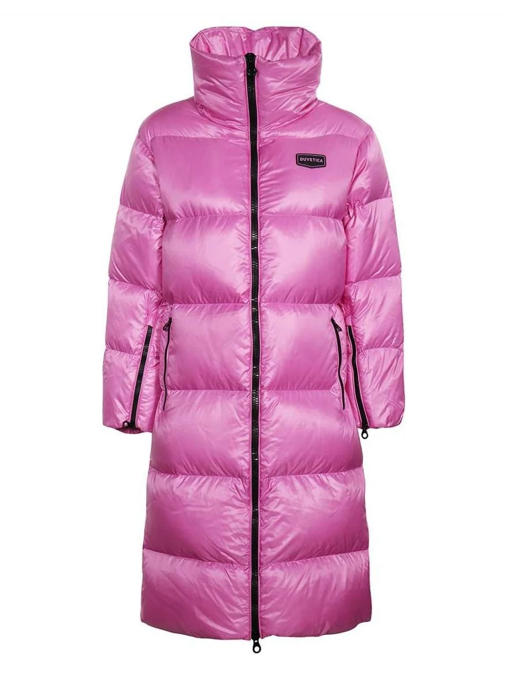 high-neck puffer coat - 1