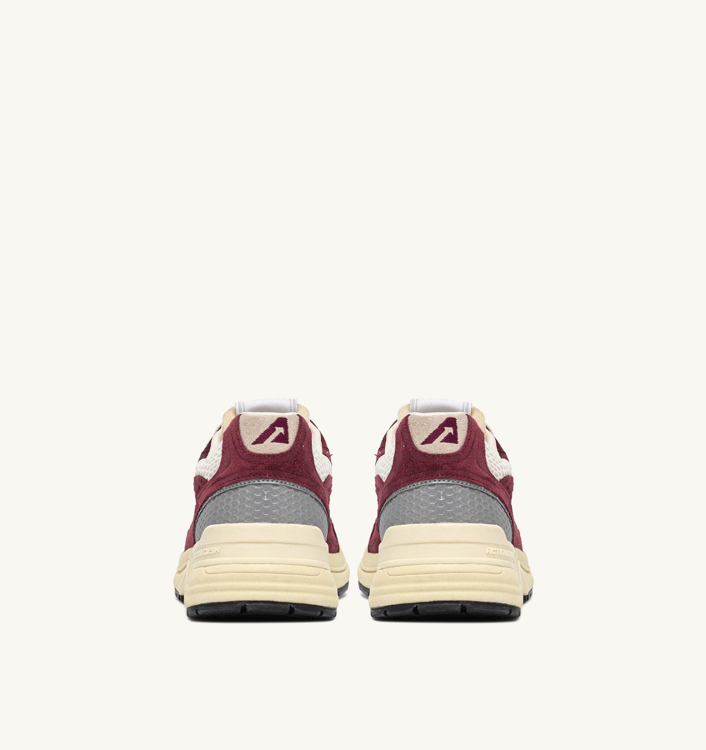 HYPERWAY SNEAKERS IN VINERY AND SILVER MESH AND SUEDE - 3