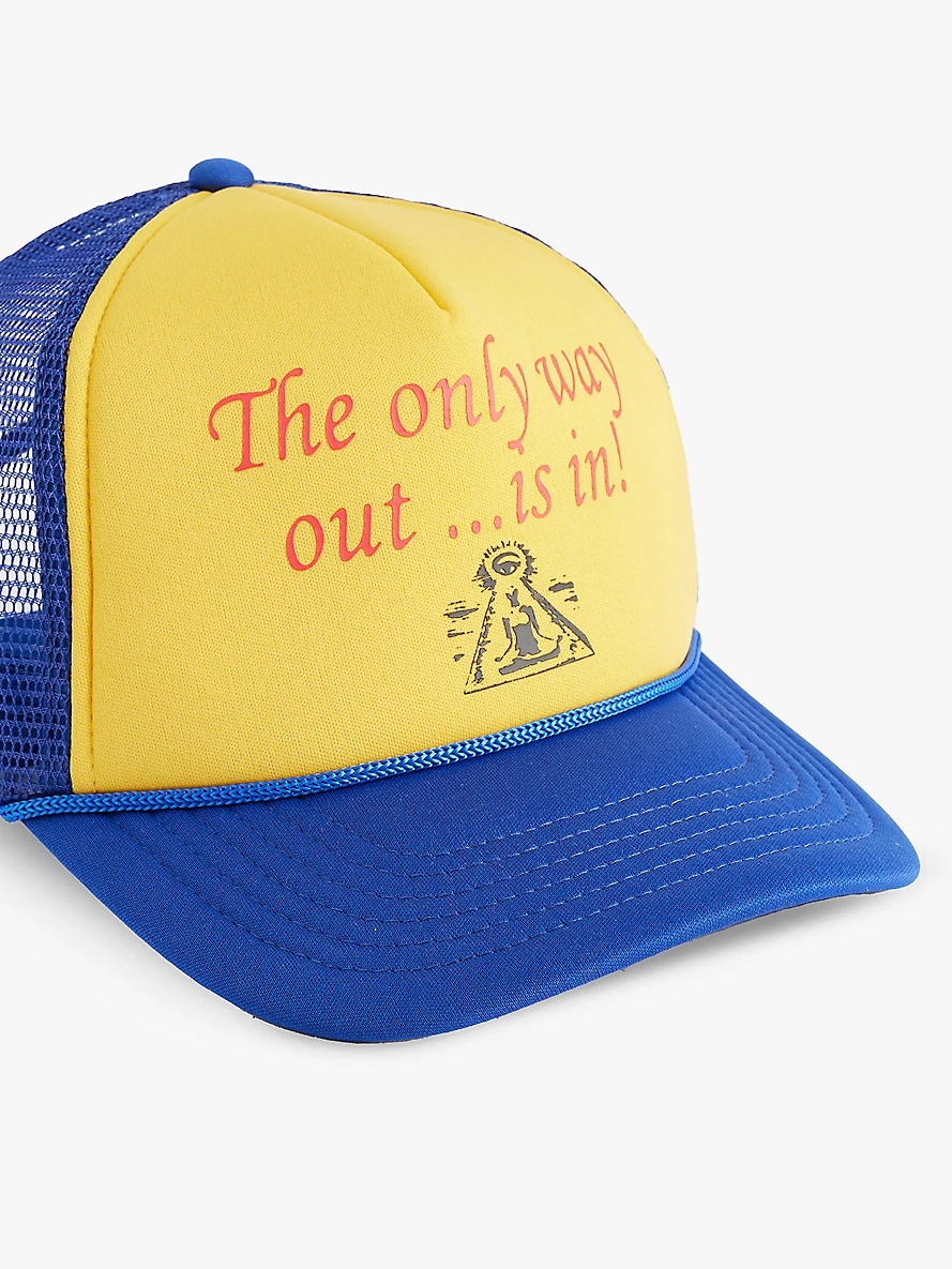 Only Way Out graphic-print mesh cap - 2