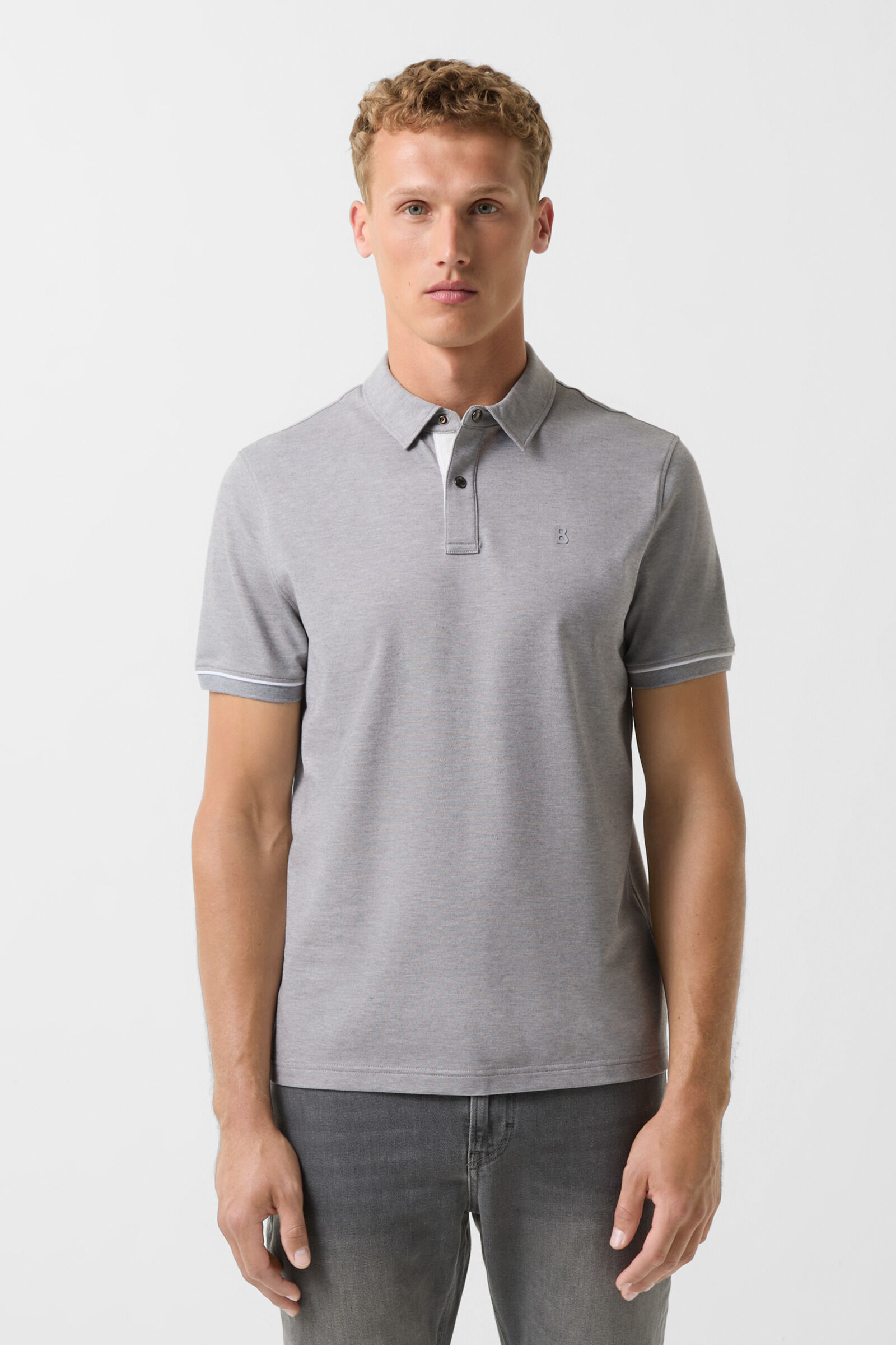 Timo polo shirt in Light gray - 2