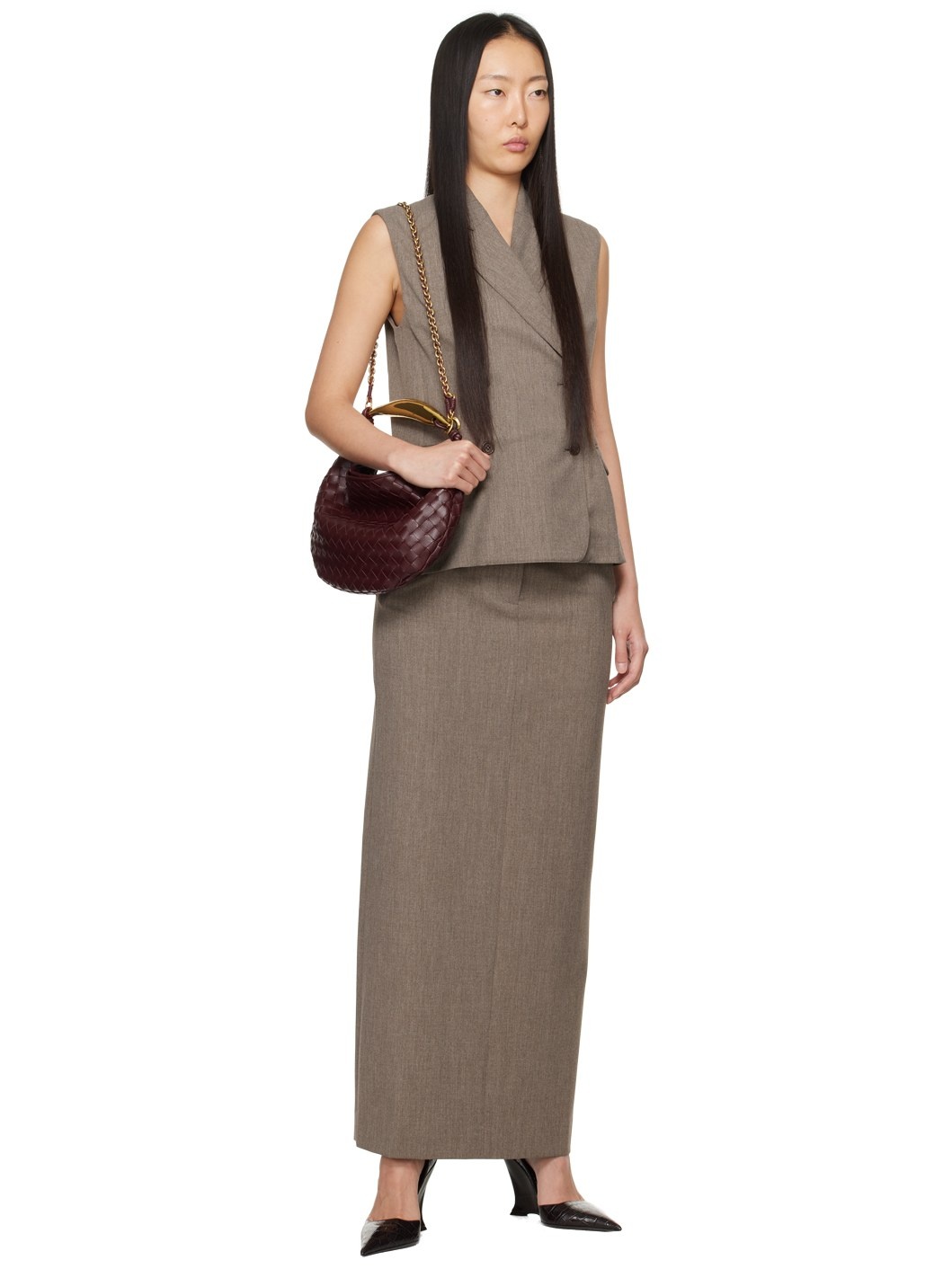 Brown Minter Maxi Skirt - 4