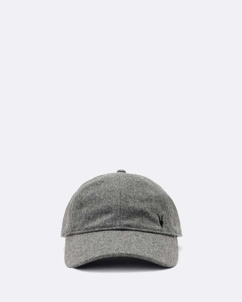 WOOL-BLEND MELTON BASEBALL CAP - 1