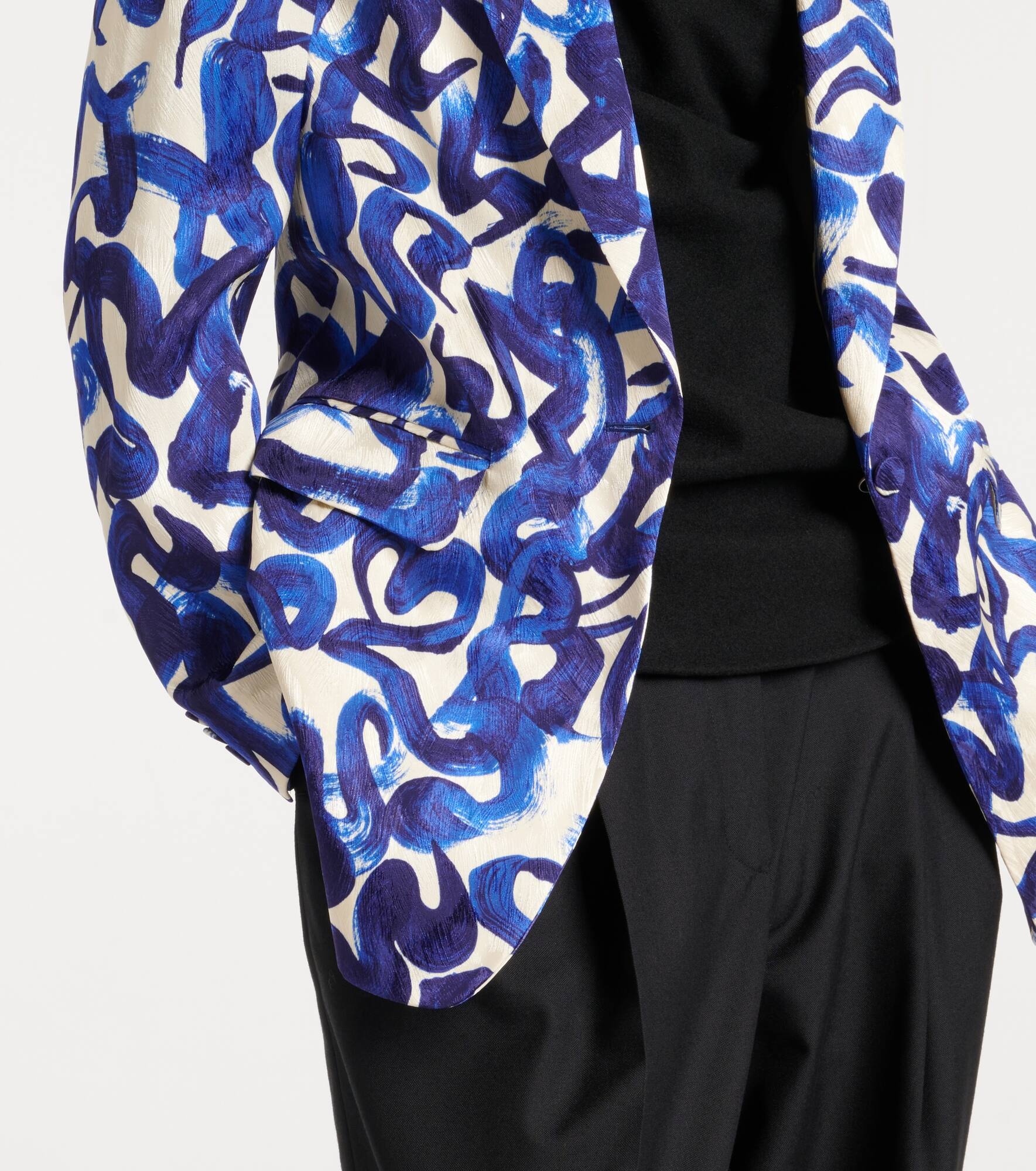 Printed blazer - 5