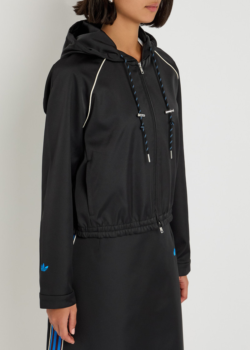 adidas Adidas X Wales Bonner X Wales Bonner Hooded Satin Jacket outlook