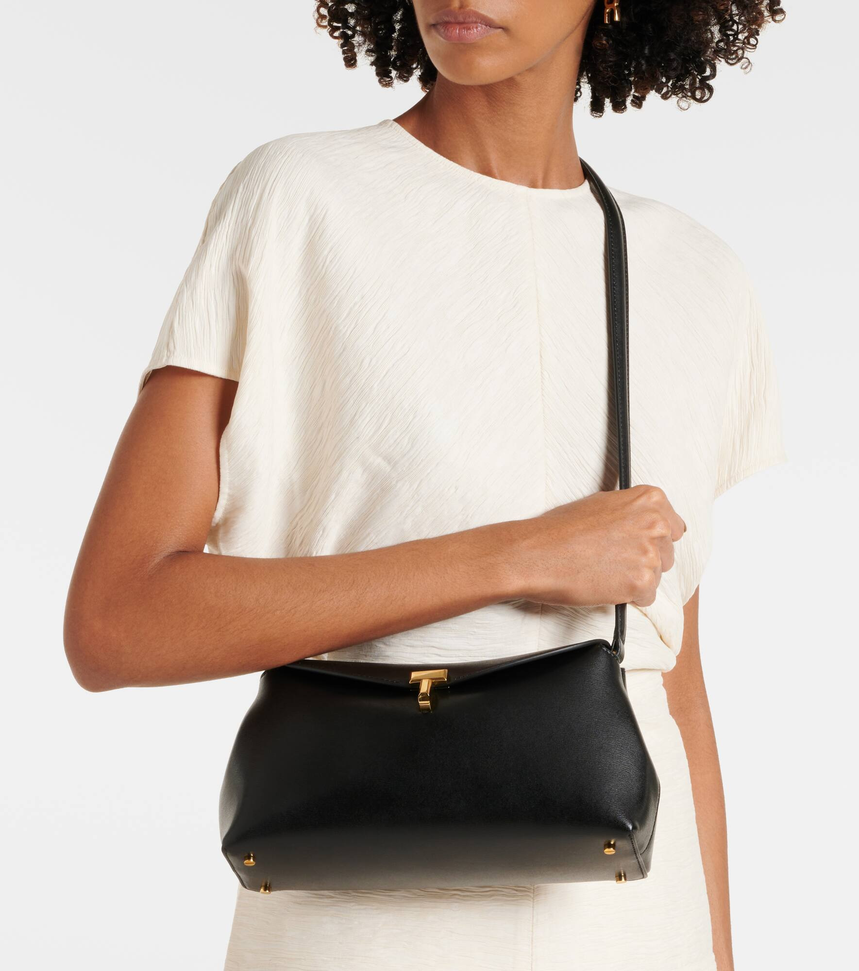 T-Lock Small leather clutch - 6