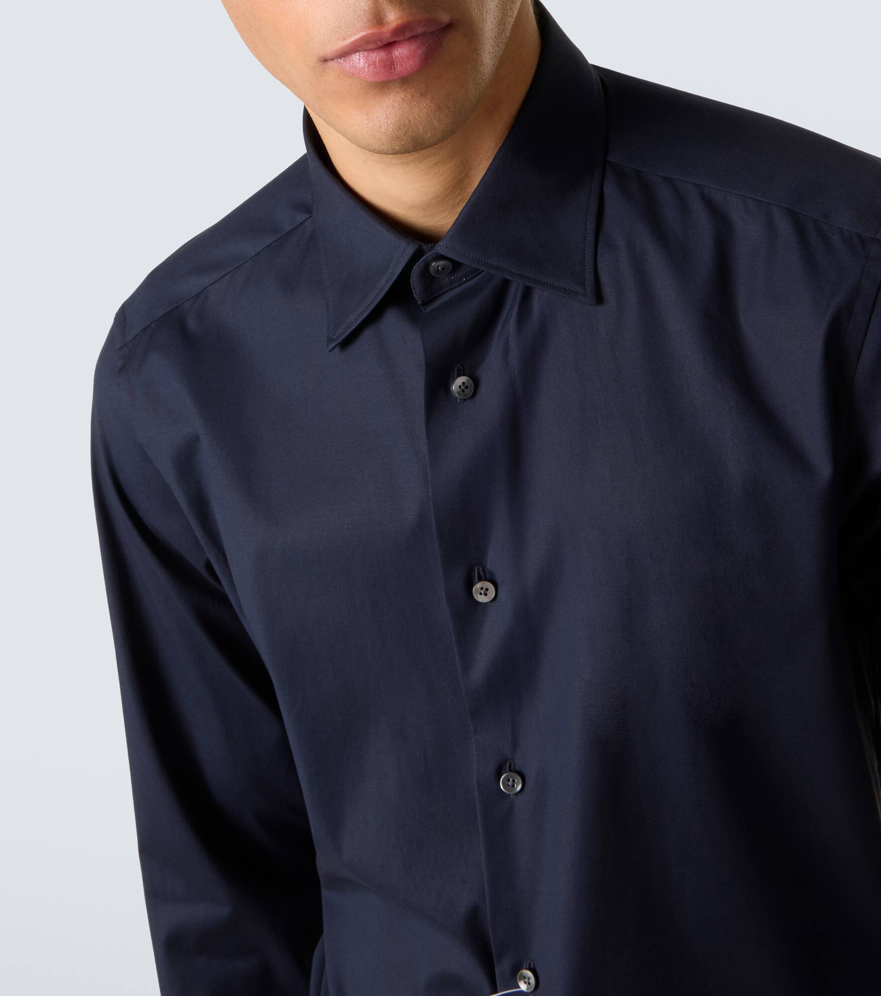 Cotton-blend shirt - 5