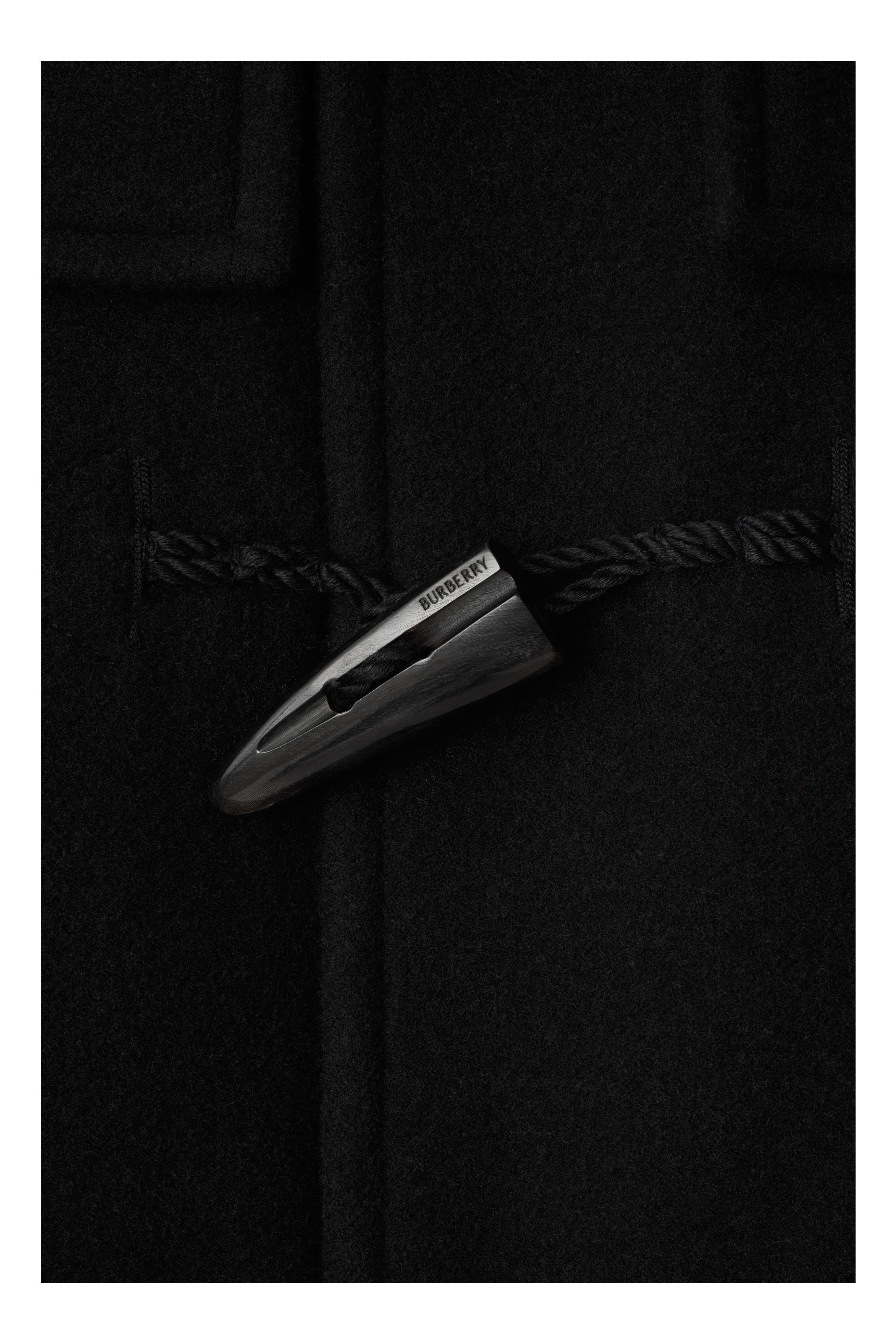 burberry Wool Duffle Coat in Black at Nordstrom - 6