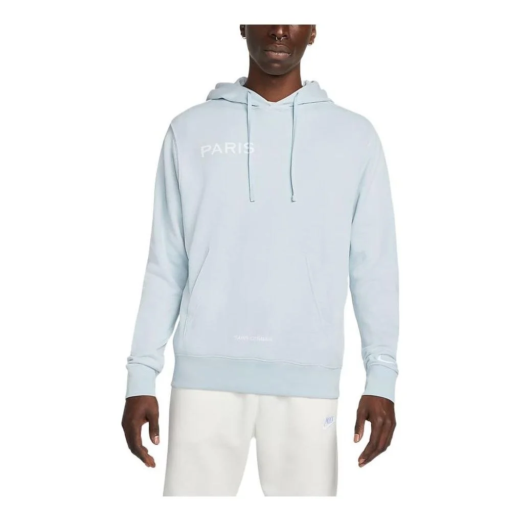 Nike Paris Saint-Germain French Terry Football Hoodie 'Blue' DN1317-471 - 1