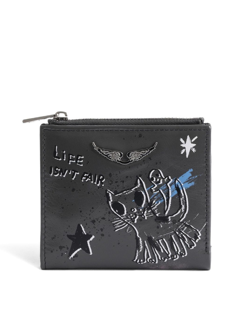 Zadig & Voltaire Humberto zip wallet outlook