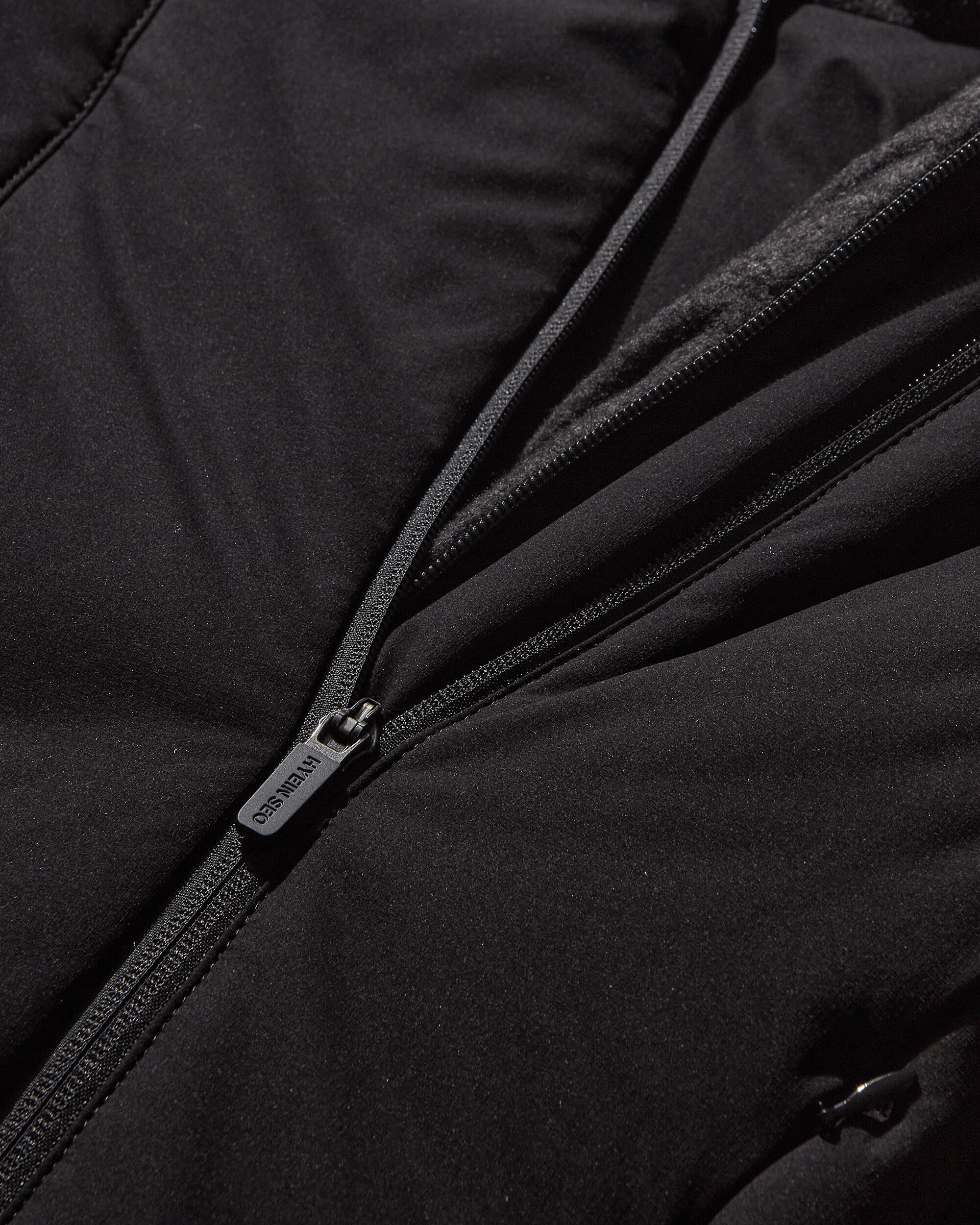 Women's Padded Crop Jacket with Gloves Black - 4