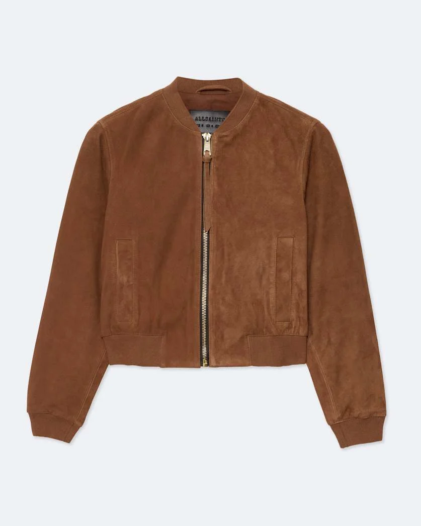 ORTEN SUEDE BOMBER JACKET - 1