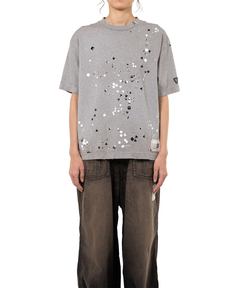 Embellished Distressed T-Shirt 16