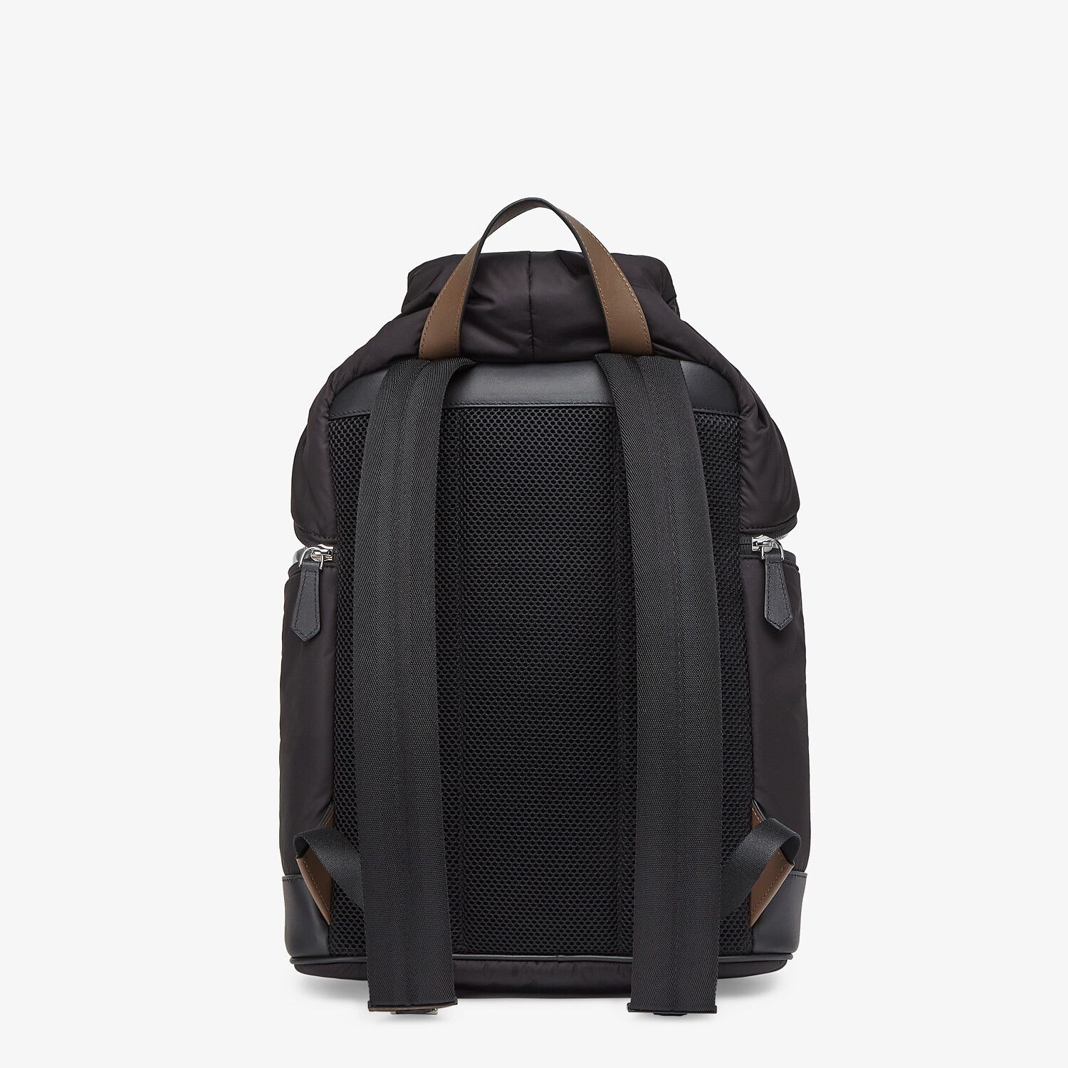 Black nylon backpack - 3