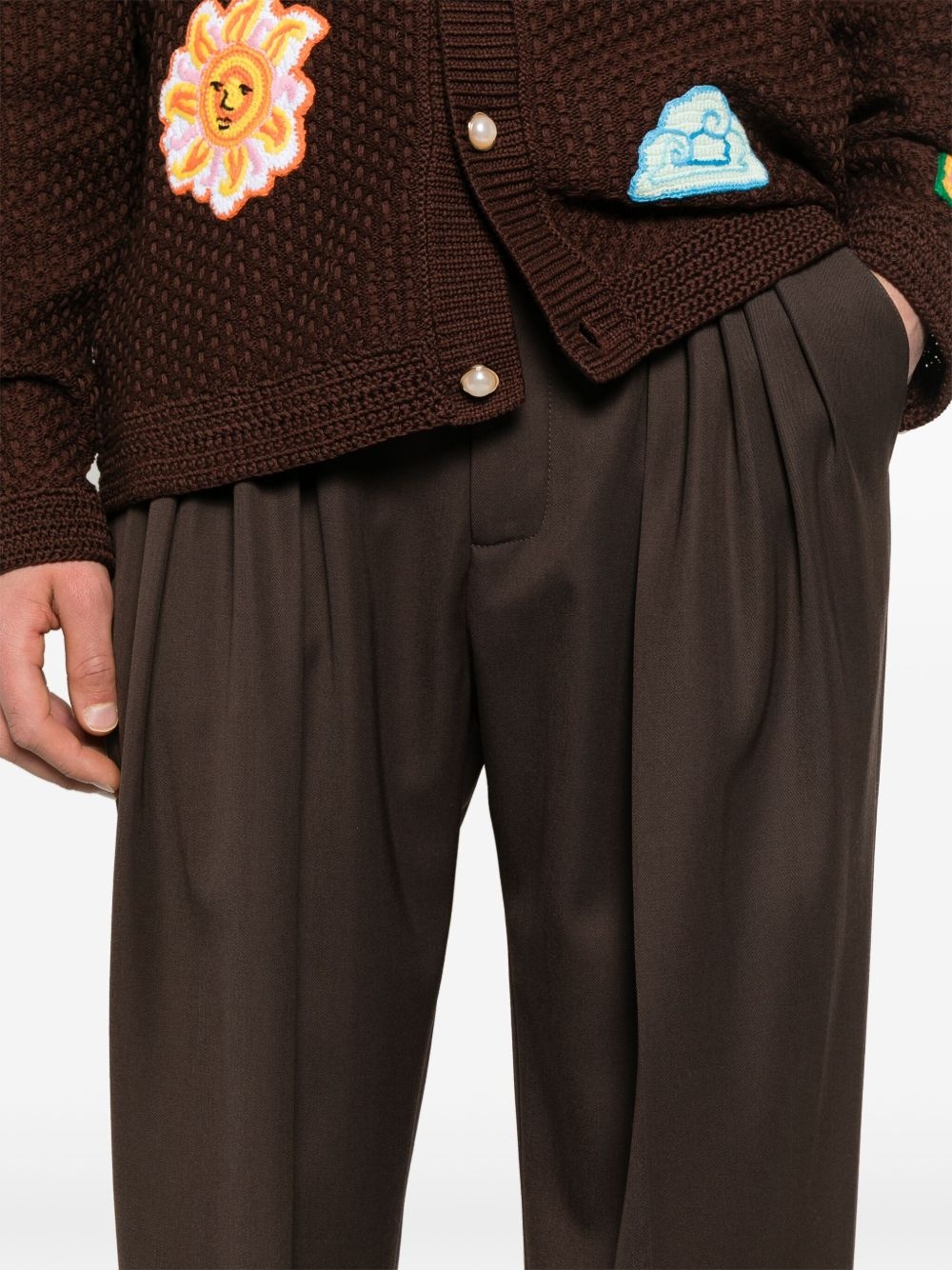 pleated tailored trousers - 5