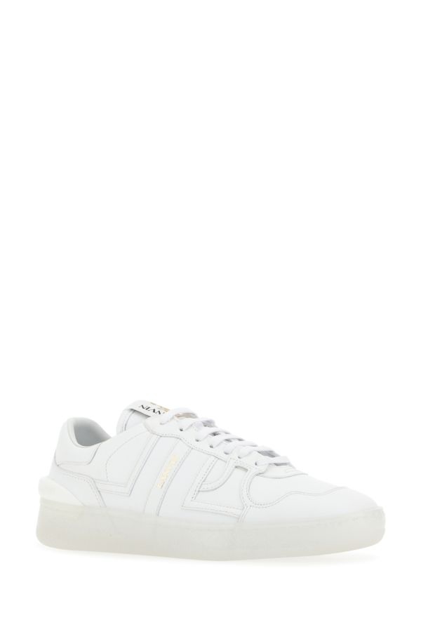 panelled lace-up sneakers - 2