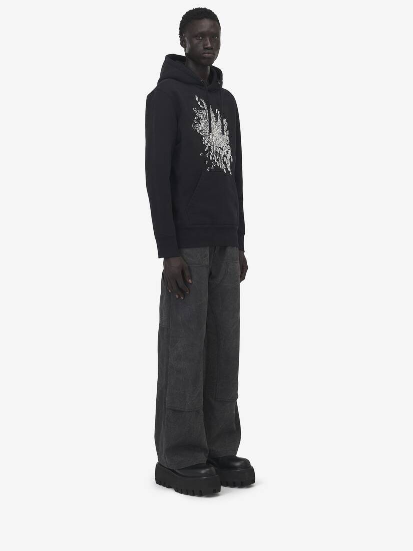 Smashed Glass Hooded Sweatshirt - 4
