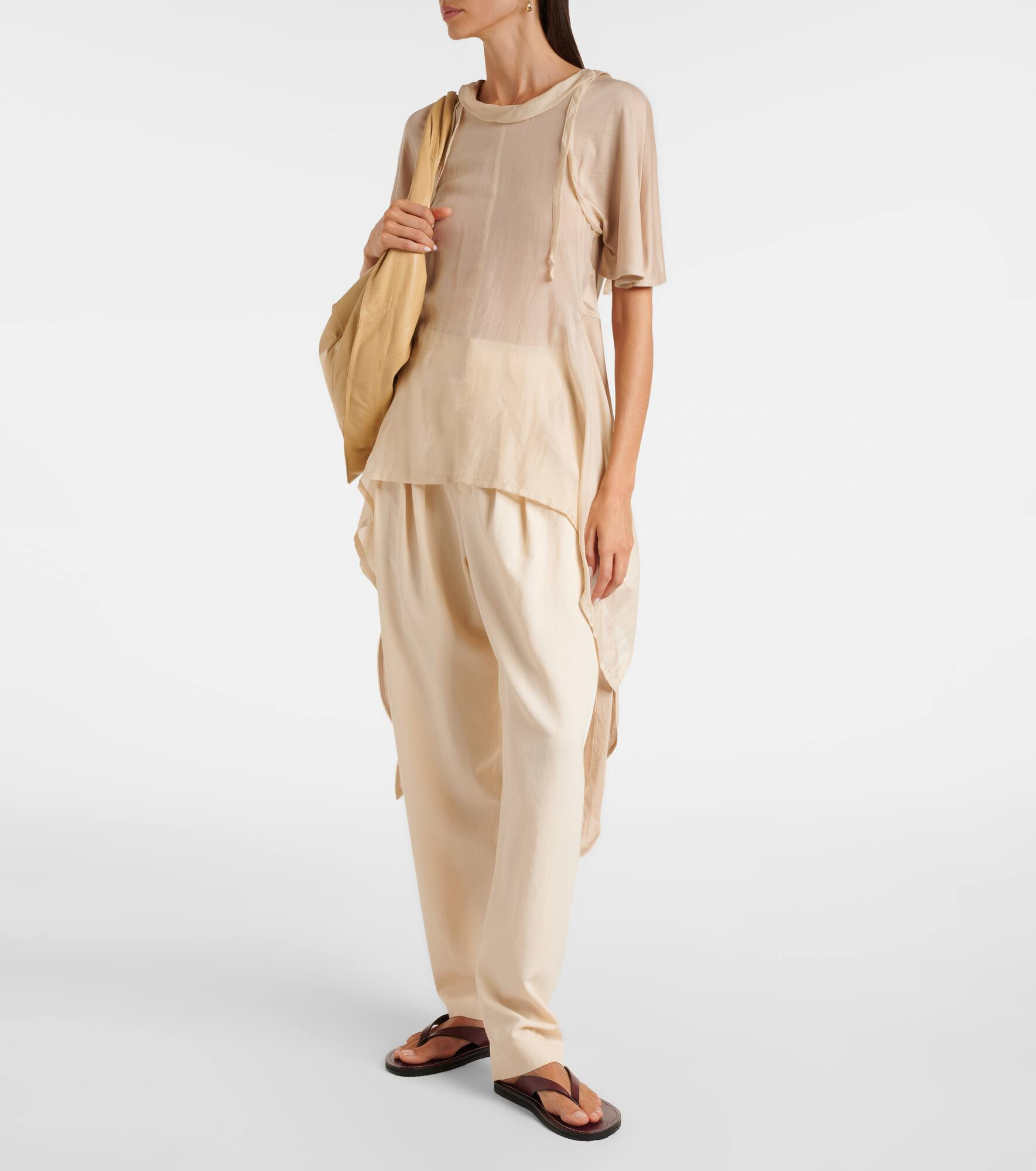 Flora leather sandals - 3