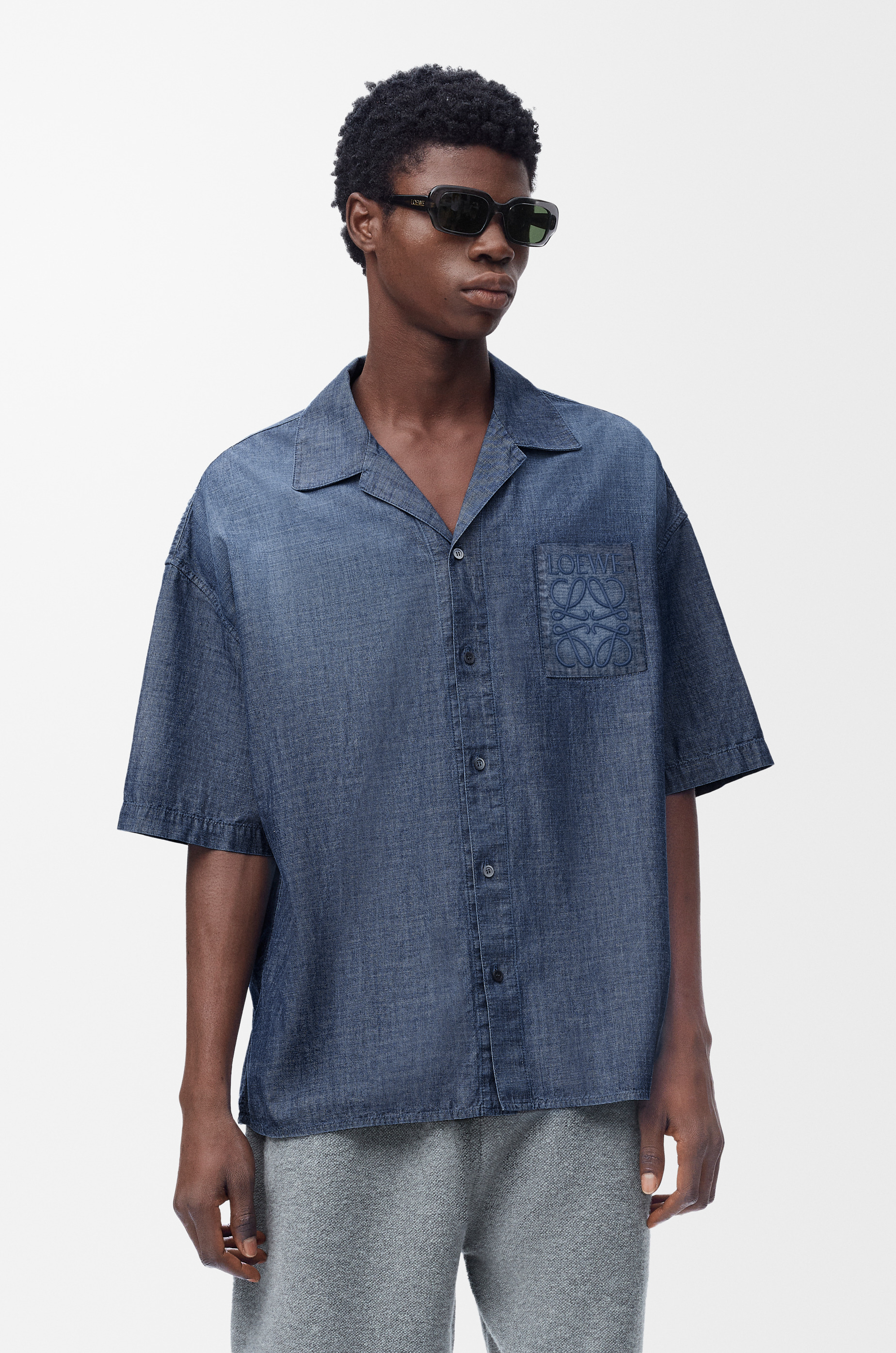 Short sleeve shirt in cotton - 3