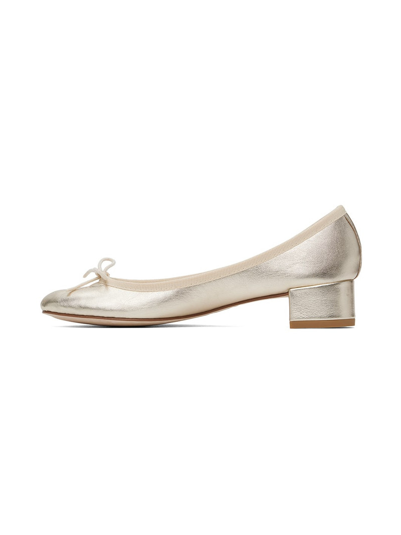 Gold Camille Heels 3