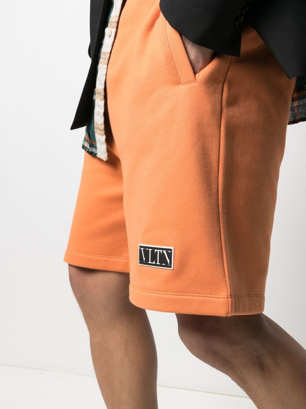 logo-patch track shorts - 5