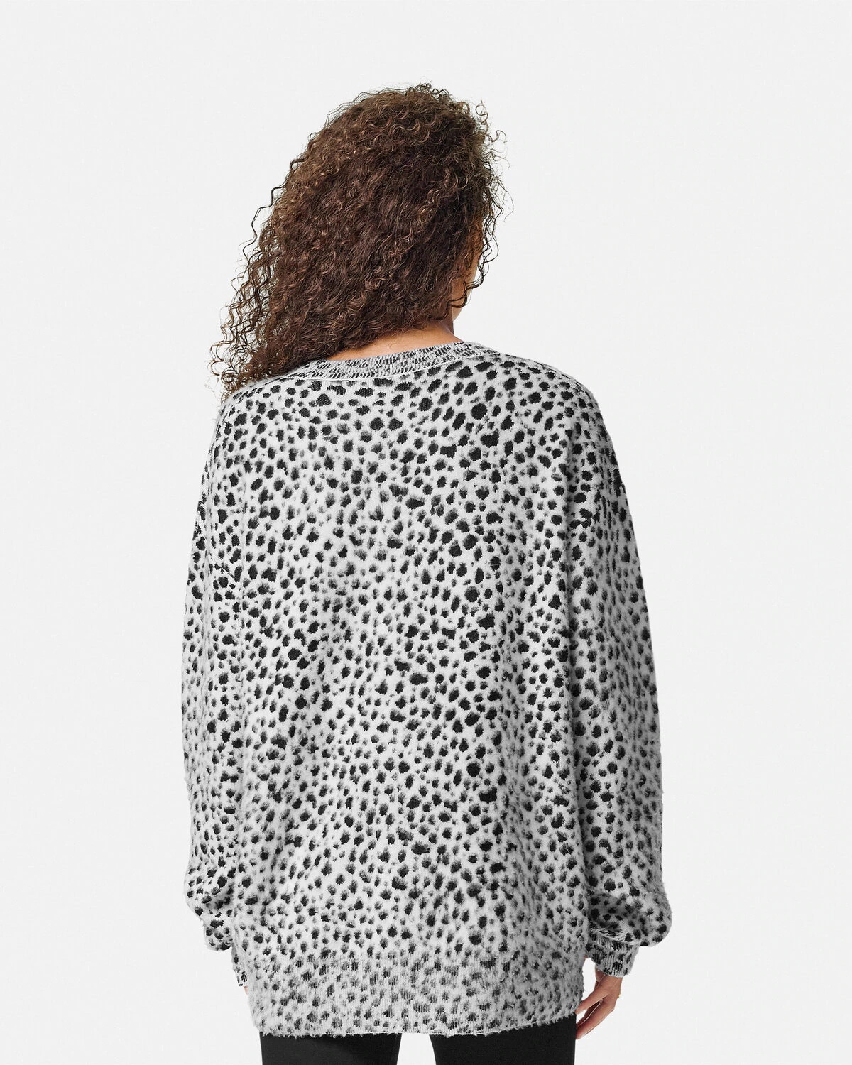 Dalmatian Wool-Blend Oversize Sweater - 5