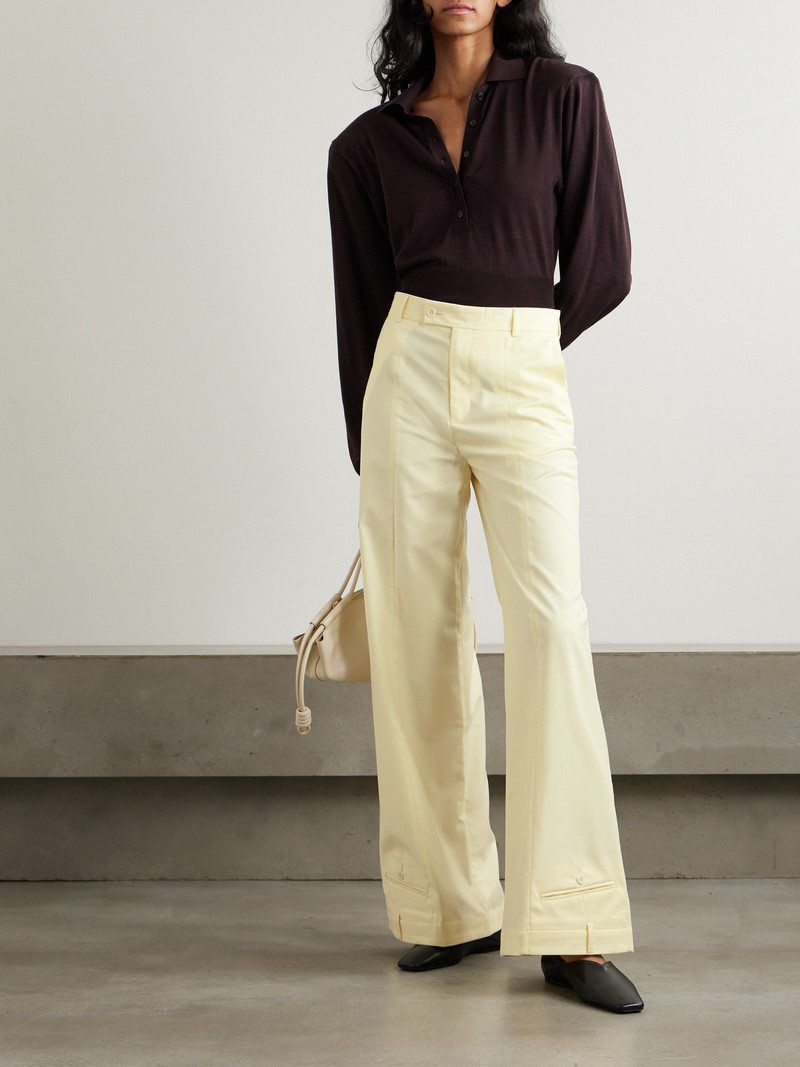 BETTTER Upside-down Wool-blend Wide-leg Pants outlook