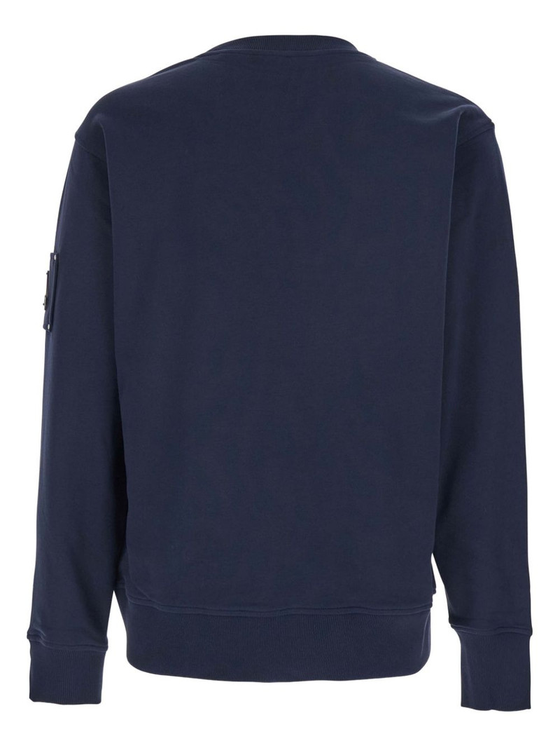 MOOSE KNUCKLES logo-appliqué sweatshirt outlook