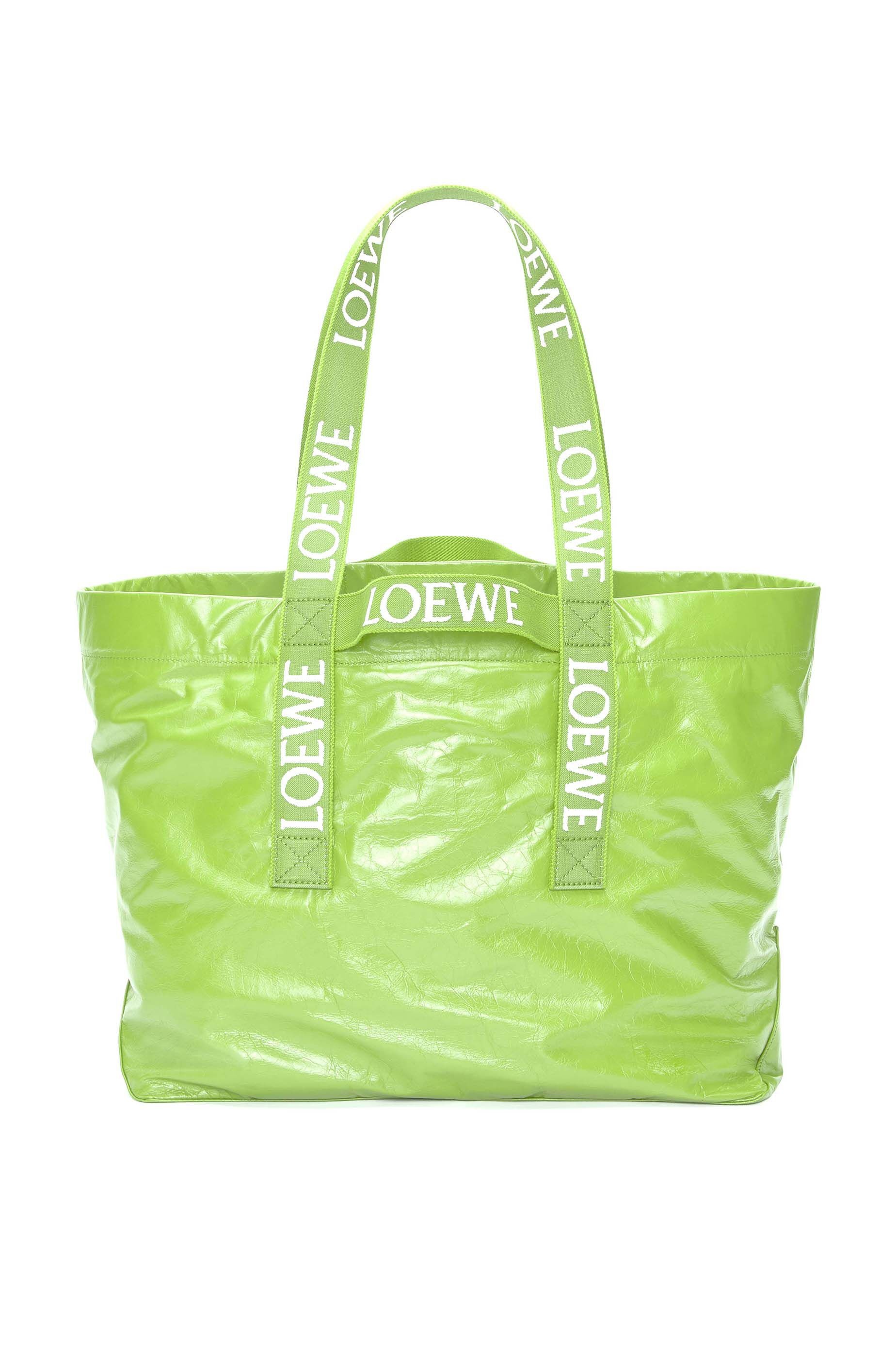 Loewe Men's Distressed Leather Tote Bag