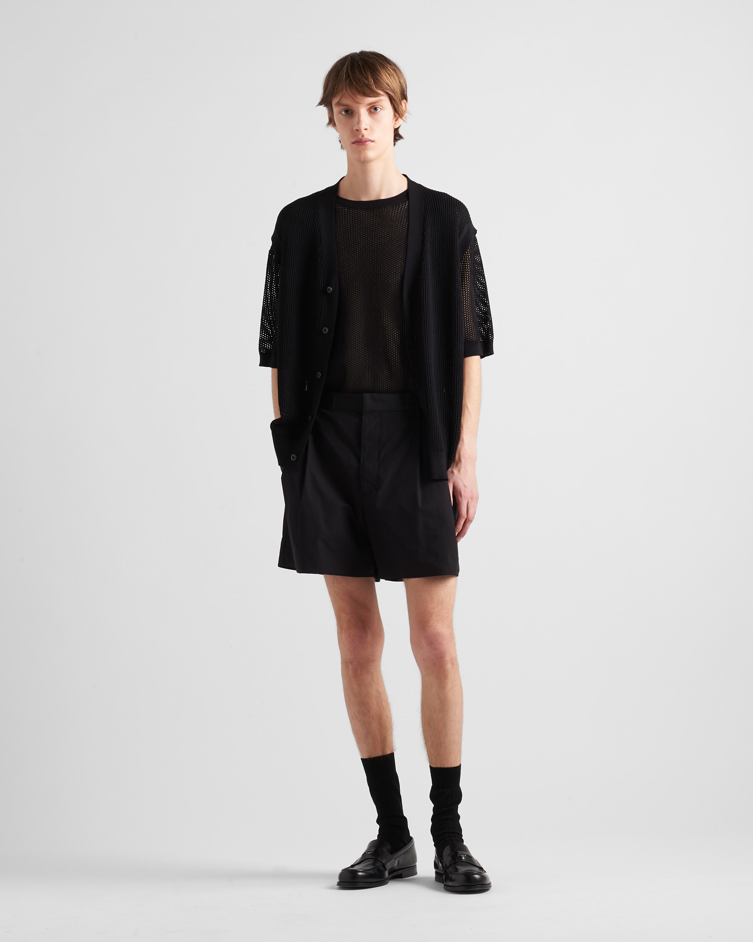 Silk and cotton crew-neck sweater - 2