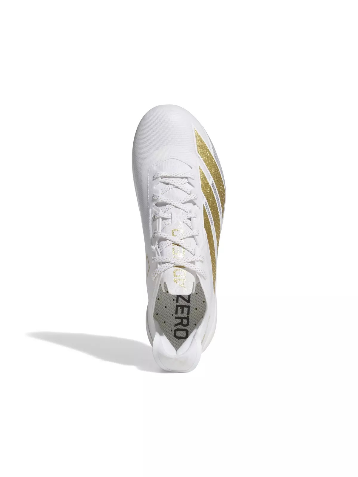 Adizero Electric "Ftwr White/Gold Metallic" Men's Football Cleat - 5