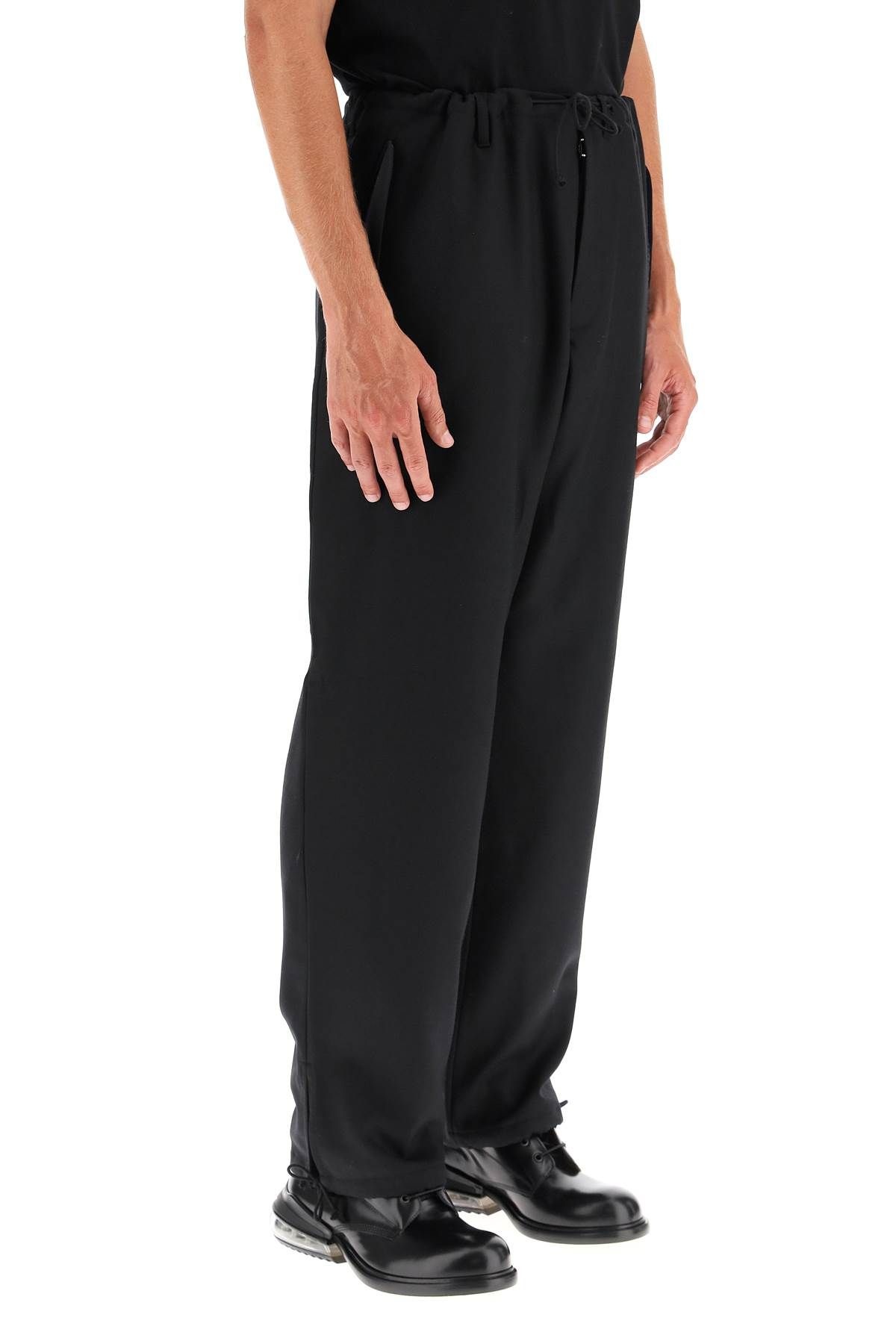 WOOL BLEND TROUSERS WITH DRAWSTRING - 3