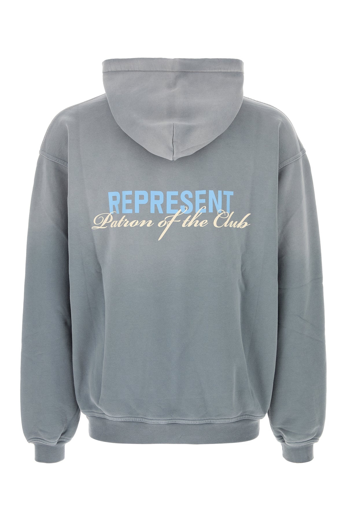 Powder blue cotton sweatshirt - 2