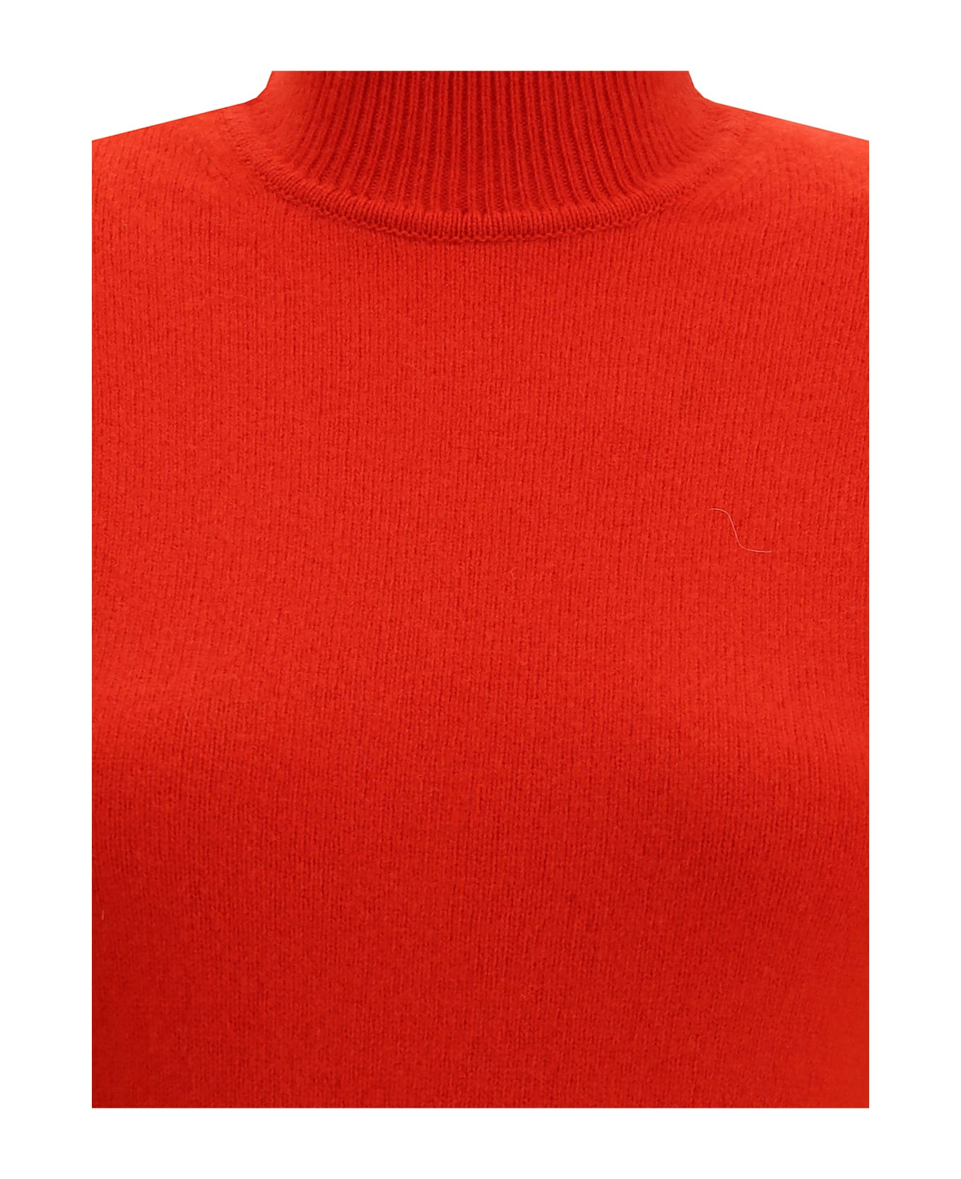 Red Knitted Dress - 3